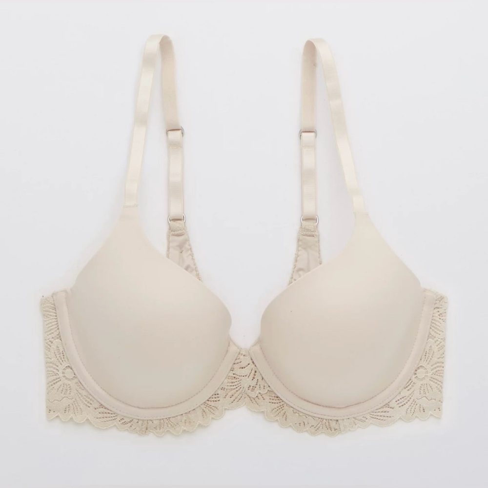 144.  Aerie Real Sunnie Full Coverage Blossom Lace Bra
